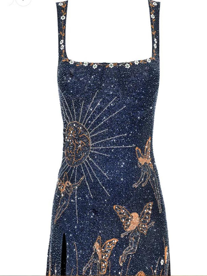 Beatrix Midnight Starry Dress