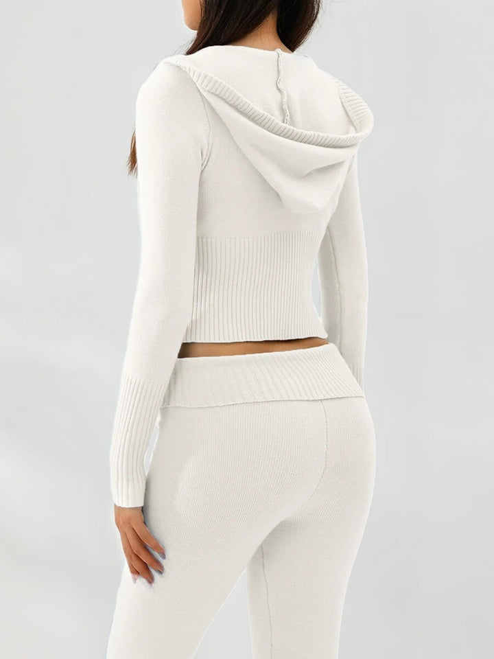 Ribbed Knit Lounge Set