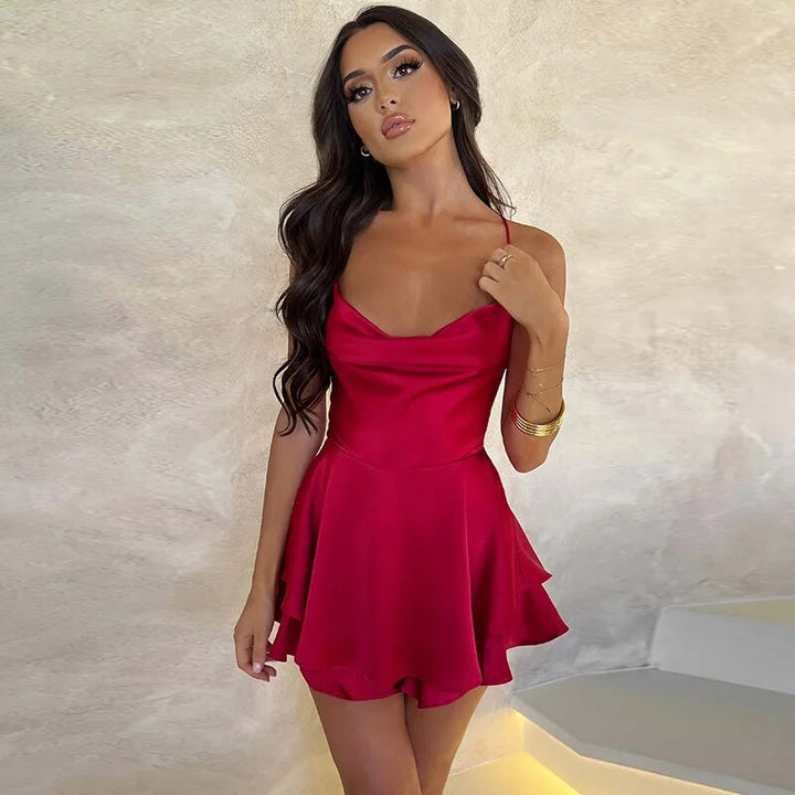 Sofia Satin Dress